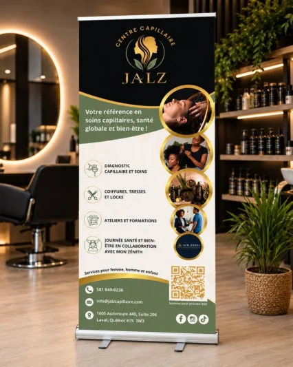 Bannière rétractable – Roll-Up