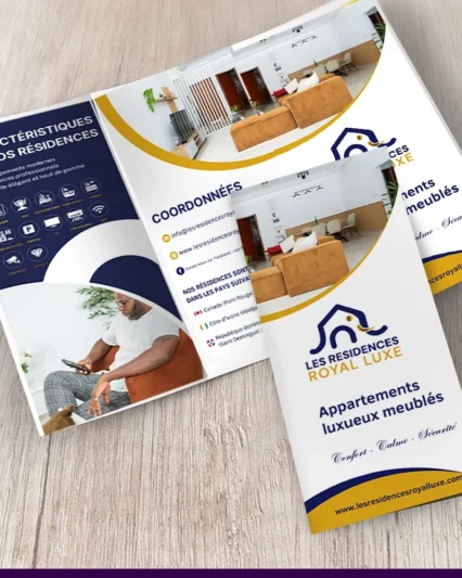 Pamphlet Professionnel Recto/Verso